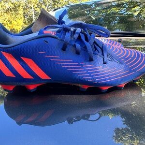 Adidas Blue and Pink Performance Cleats